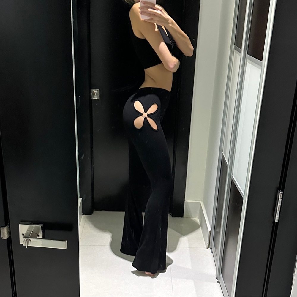 Black pant set